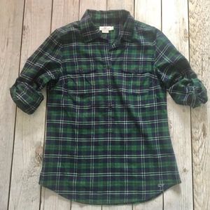 Vineyard Vines Blue Plaid Flannel Shirt 2 Popover